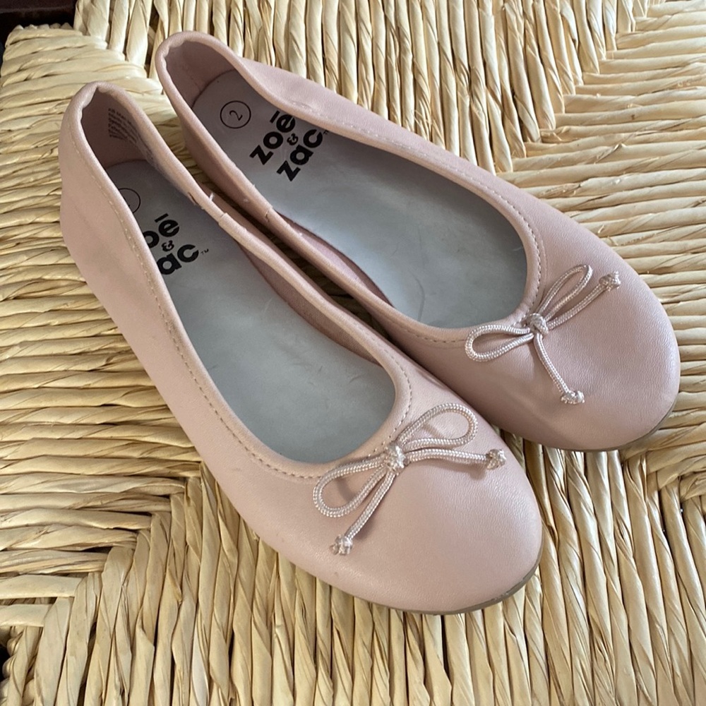 Zoe & Zac Pink Ballet Flats
